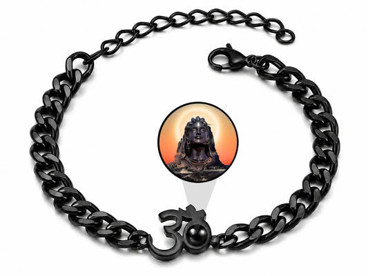 Om Bracelet - Adiyogi Photo Inside