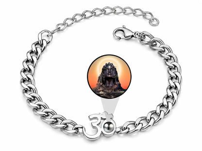 Om Bracelet - Adiyogi Photo Inside