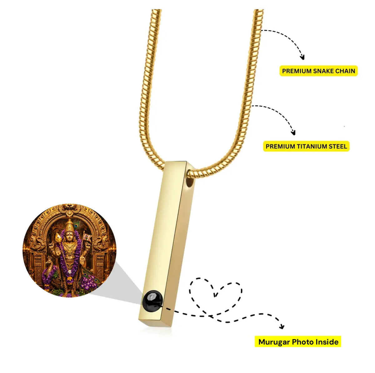 Bar Pendant - Murugar Photo Inside